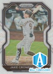 2020-21 JAKE CRONENWORTH PRIZM ROOKIE WHITE WAVE RC PADRES #235